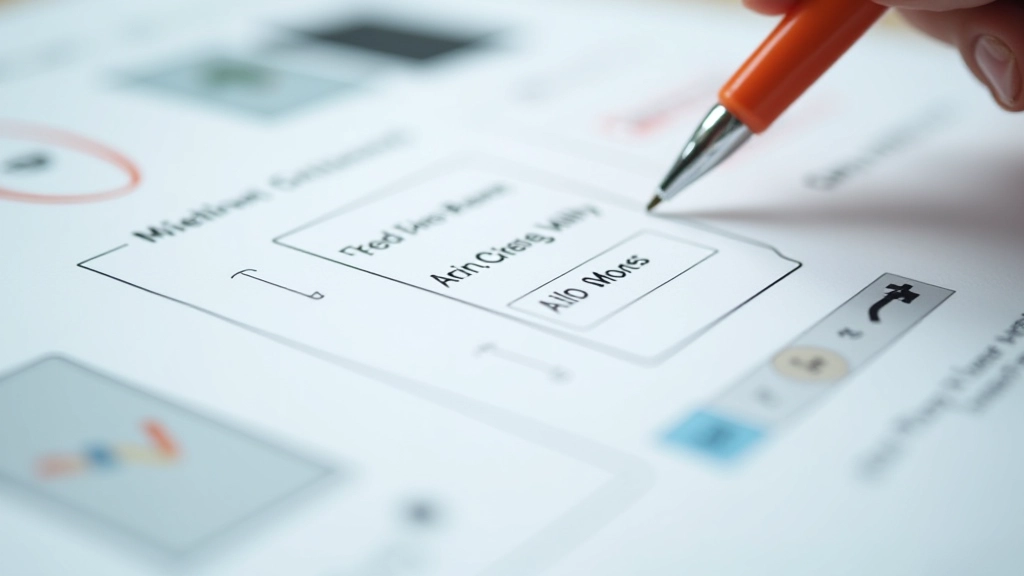 Nahaufnahme einer Kartenkomposition mit deutlich erkennbaren Abständen zwischen Elementen, Farben und Ausrichtungslinen visualisiert