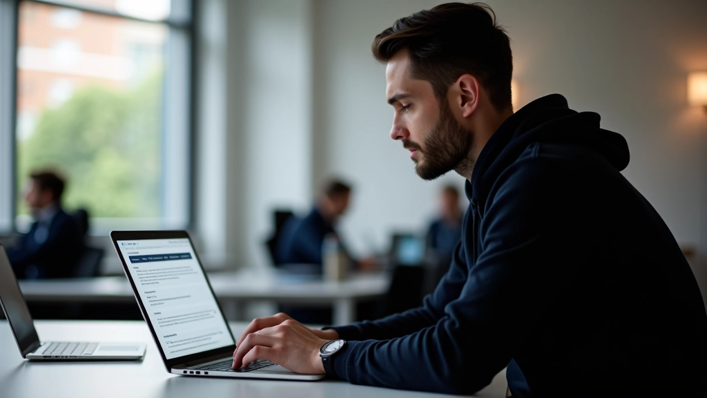 Designer arbeitet an Hover-Zustandsvariantionen auf Bildschirm, zeigt mehrere Karten mit verschiedenen Interaktionszuständen